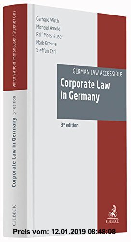 Corporate Law in Germany: Laws and Glossary German-English (German Law Accessible)