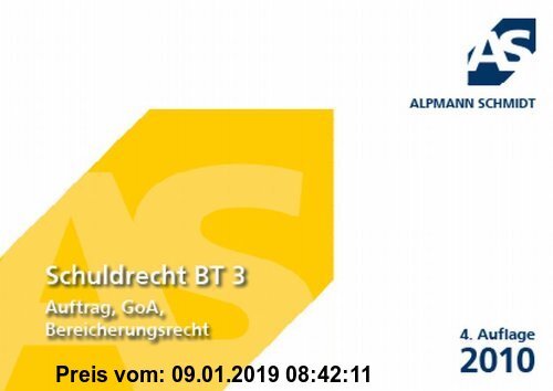 Gebr. - Schuldrecht BT 3: Auftrag, GoA, Bereicherungsrecht