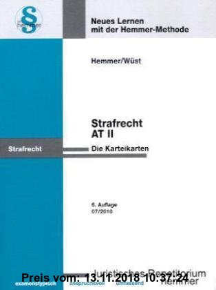 Gebr. - Karteikarten Strafrecht AT II