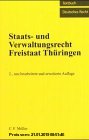 Gebr. - Staats- und Verwaltungsrecht Freistaat Thüringen