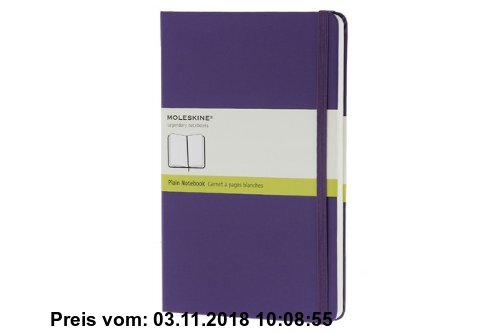 Gebr. - Moleskine farbiges Notizbuch (Pocket, Hardcover, blanko) violett