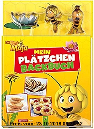Die Biene " Maja Mein Plätzchen Backbuch " 19065 mit verschiedenen Ausstechformen für Kinder. Einfache Backrezepte. Kinderbackbuch mit bunten Bildern