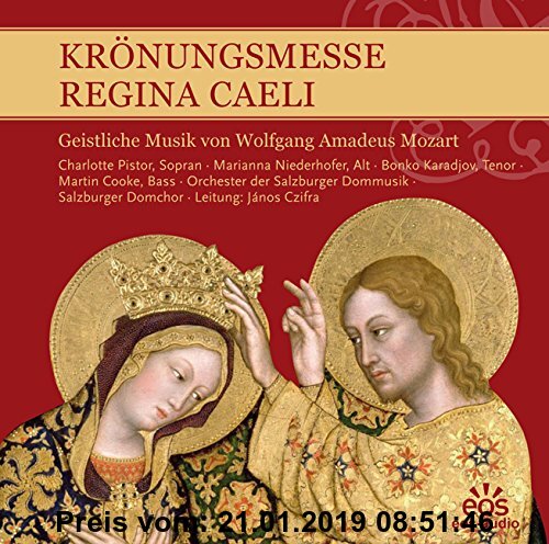 Gebr. - Krönungsmesse Regina Caeli - Geistliche Musik von Wolfgang Amadeus Mozart