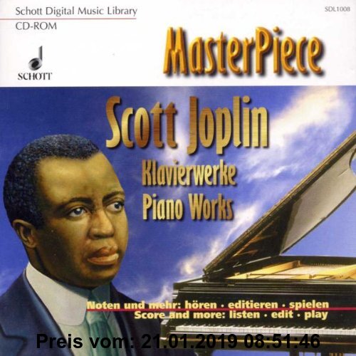 Gebr. - MasterPiece. Scott Joplin. CD- ROM für Windows 3.1/95. Klavierwerke. Noten und mehr: hören, editieren, spielen