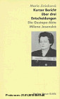 Kurzer Bericht über drei Entscheidungen: Die Gestapo-Akte Milena Jesenska