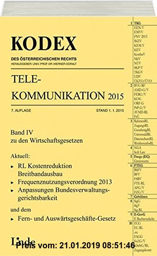 Gebr. - KODEX Telekommunikation 2015 (Kodex des Österreichischen Rechts)