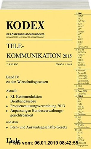 Gebr. - KODEX Telekommunikation 2015 (Kodex des Österreichischen Rechts)