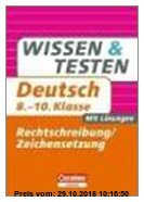 Gebr. - Wissen und Testen 8.-10. Schuljahr Deutsch. Rechtschreibung und Zeichensetzung: Mit Lösungen