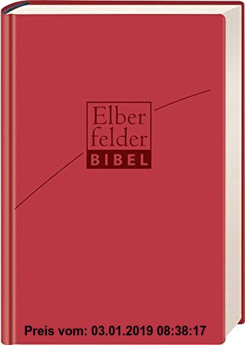 Gebr. - Elberfelder Bibel - Senfkornausgabe, ital. Kunstleder rosso