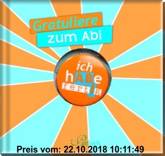 Gebr. - Gratuliere zum Abi: ich hABe fertIg