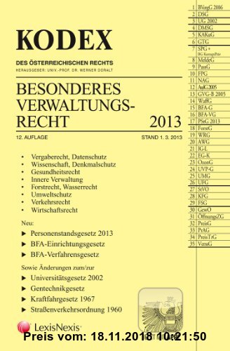 Gebr. - KODEX Besonderes Verwaltungsrecht 2013