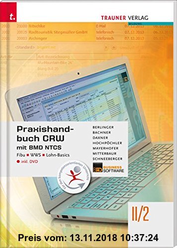 Gebr. - Praxishandbuch CRW mit BMD NTCS II/2 HAK/HAS inkl. DVD