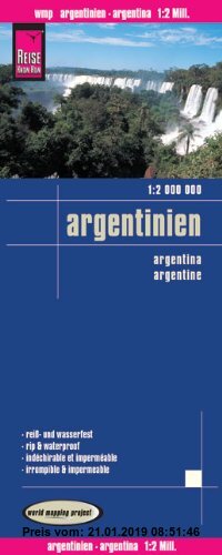 Gebr. - Reise Know-How Landkarte Argentinien (1:2.000.000): world mapping project
