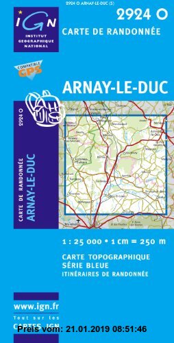 Gebr. - Arnay-le-Duc 1 : 25 000