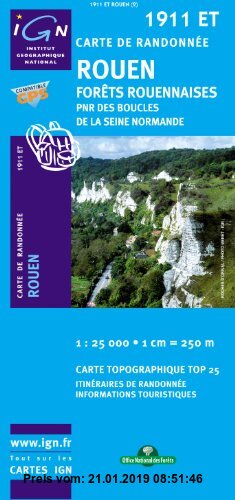 Gebr. - Rouen / Forets Rouennaises / National Regional Parc 1 : 25 000
