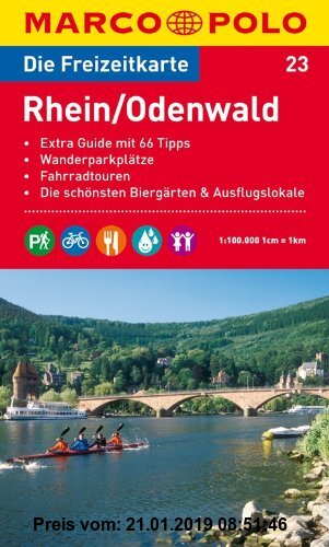 Gebr. - MARCO POLO Freizeitkarte Rhein/Odenwald 1:100.000