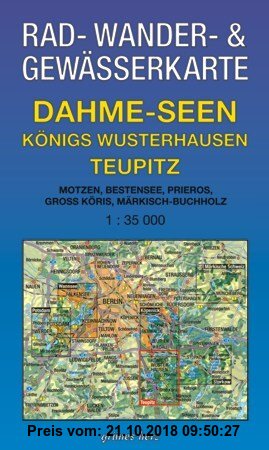 Gebr. - Rad-, Wander- und Gewässerkarten-Set: Spree- und Dahme-Heideseen: Mit den Karten: Dahme-Seen: Königs Wusterhausen, Teupitz, Dahme-Spree: Köpen