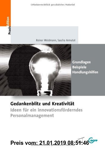 Gebr. - Gedankenblitz und Kreativität: Ideen für ein innovationsförderndes Personalmanagement -Grundlagen - Handlungshilfen - Beispiele