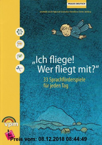 Gebr. - Ich fliege! Wer fliegt mit?: 10-Minuten-Spiele zur Sprachförderung. 33 Spielkarten mit Kommentar + Kopiervorlagen