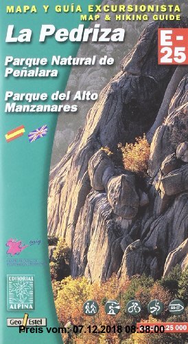 Gebr. - La Pedriza E-25. Wanderkarte 1 : 25 000: Parque Natural de Penalara. Parque del Alto Manzanares