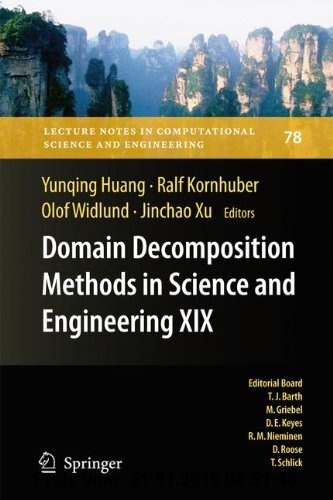 Gebr. - Domain Decomposition Methods in Science and Engineering XIX (Lecture Notes in Computational Science and Engineering)