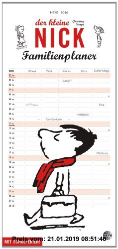 Gebr. - Der kleine Nick Familienplaner 2014