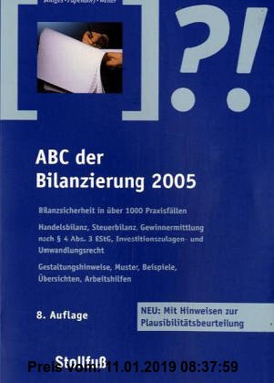 Gebr. - ABC der Bilanzierung 1999 nach Handels- und Steuerrecht