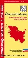 Gebr. - Schleswig-Holstein, Kreisübersichtskarte