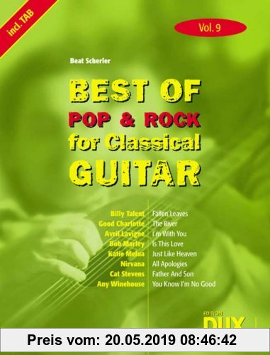 Best of  Pop und Rock for Classical Guitar 9