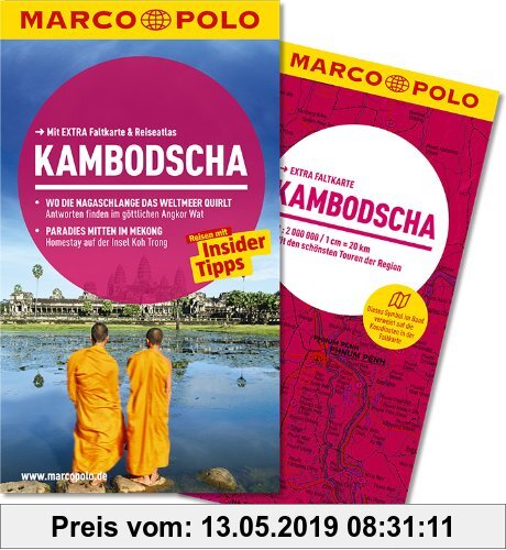 Gebr. - MARCO POLO Reiseführer Kambodscha: Reisen mit Insider-Tipps. Mit EXTRA Faltkarte & Reiseatlas