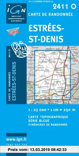 Gebr. - Estrees-St-Denis 1 : 25 000