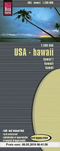 Gebr. - Reise Know-How Landkarte USA 12, Hawaii (1:200.000): world mapping project