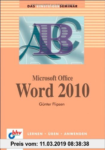 Gebr. - Microsoft Office Word 2010 (bhv Einsteigerseminar)