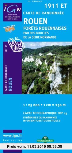 Gebr. - Rouen / Forets Rouennaises / National Regional Parc 1 : 25 000