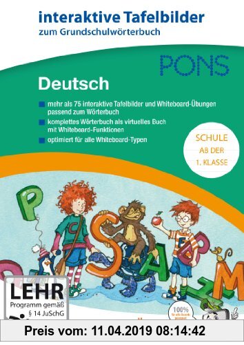 Gebr. - PONS interaktive Tafelbilder zum Grundschulwörterbuch Deutsch