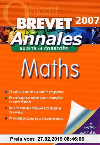 Gebr. - Maths : Annales Sujets et corrigés
