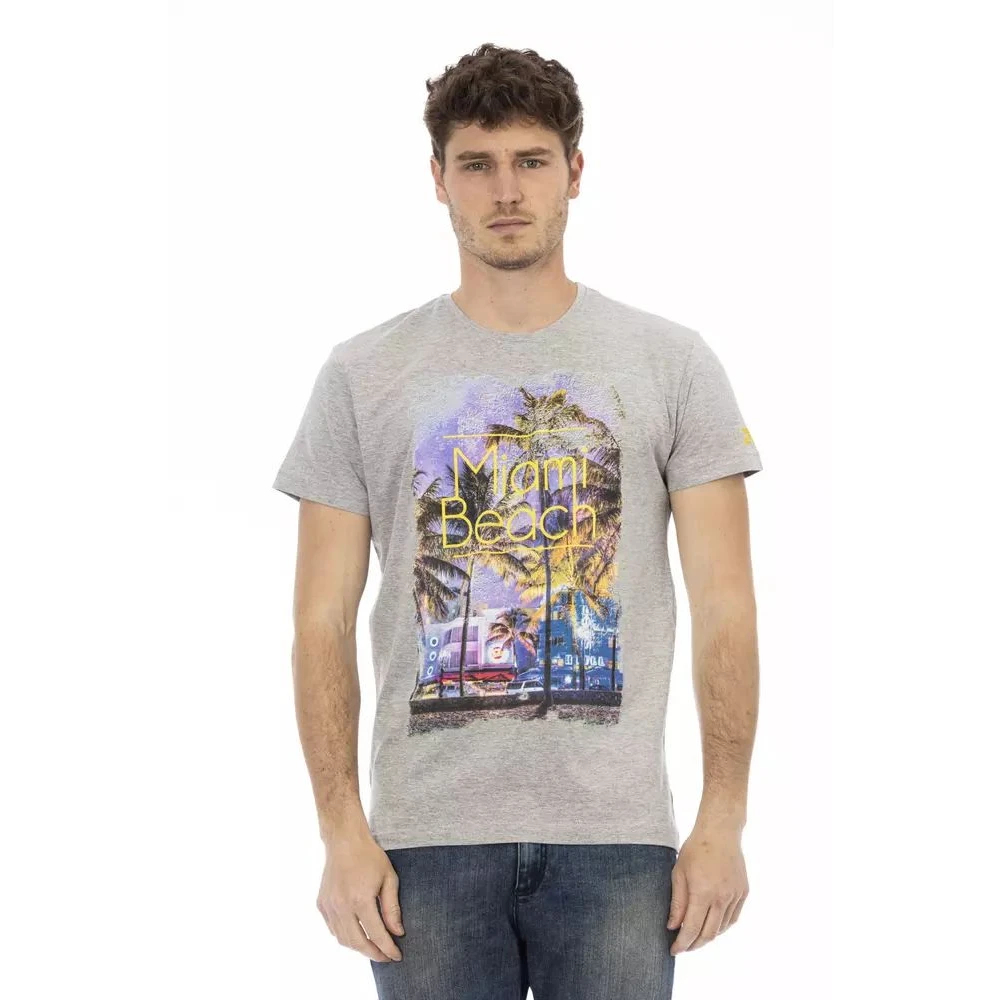 Trussardi Mannelijk Grijs T-Shirts 2XL
