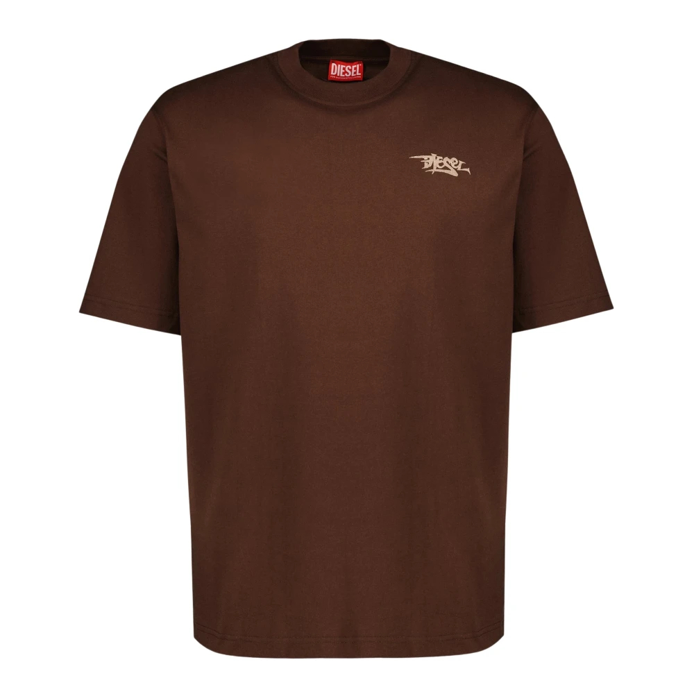 T-boggy T-shirt - Heren - T-shirts - Bruin - S - Katoen - Tops