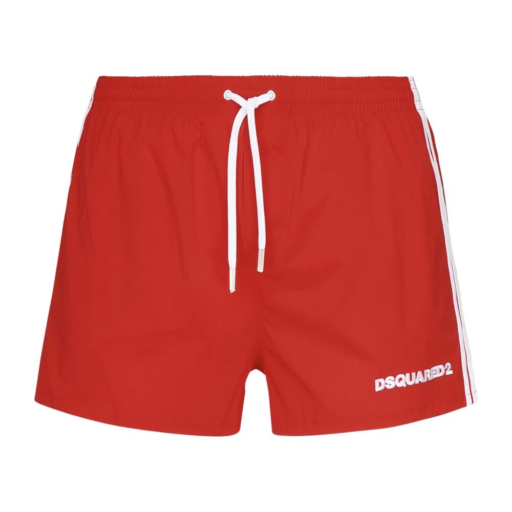 Dsquared2 Mannelijk Rood Beachwear Klein