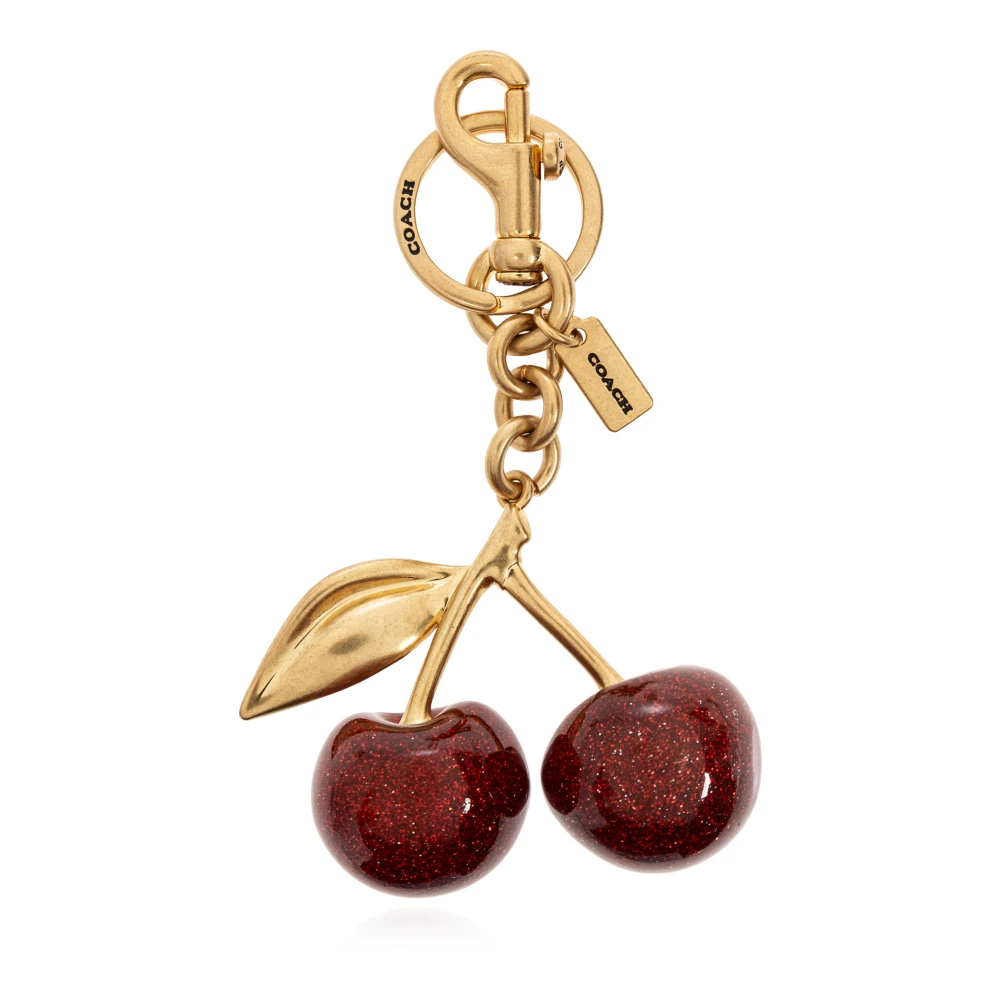 Sleutelhanger met kersvormige bedel - Dames - Sleutelhangers & Tashangers - Rood - ONE Size - Accessoires