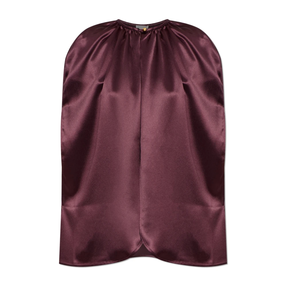 Dallias Poncho - Dames - Poncho's - Paars - S/M - Polyester - Jassen