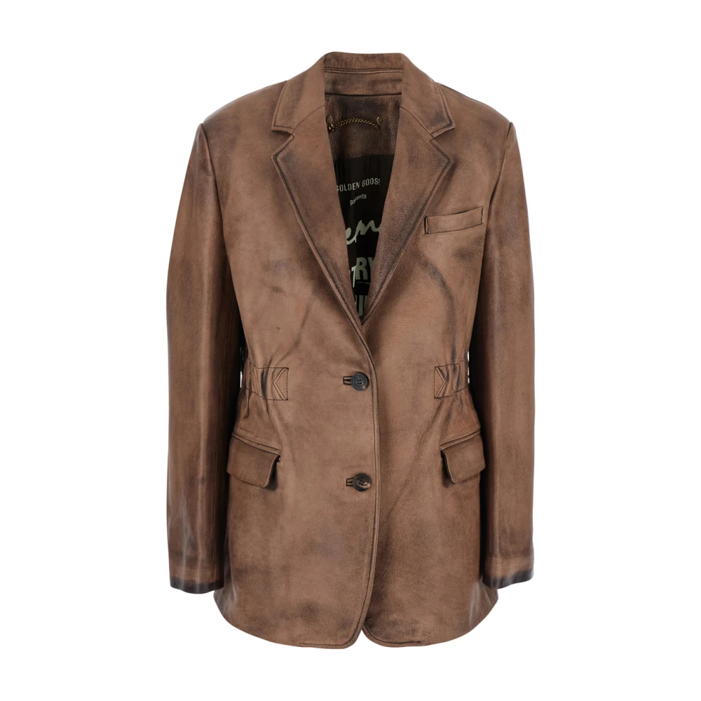 Golden Goose Vrouw Bruin Blazers Medium