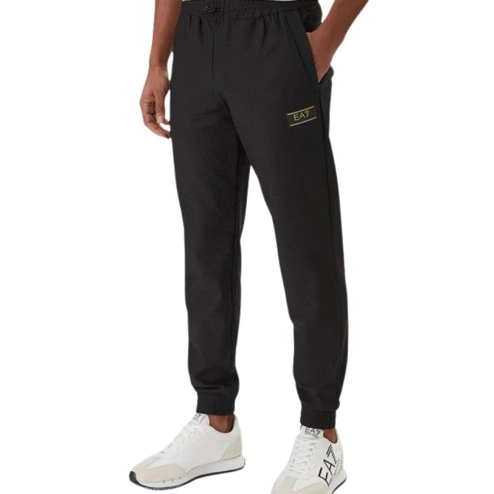 Emporio Armani Ea7 Mannelijk Zwart Training Trousers