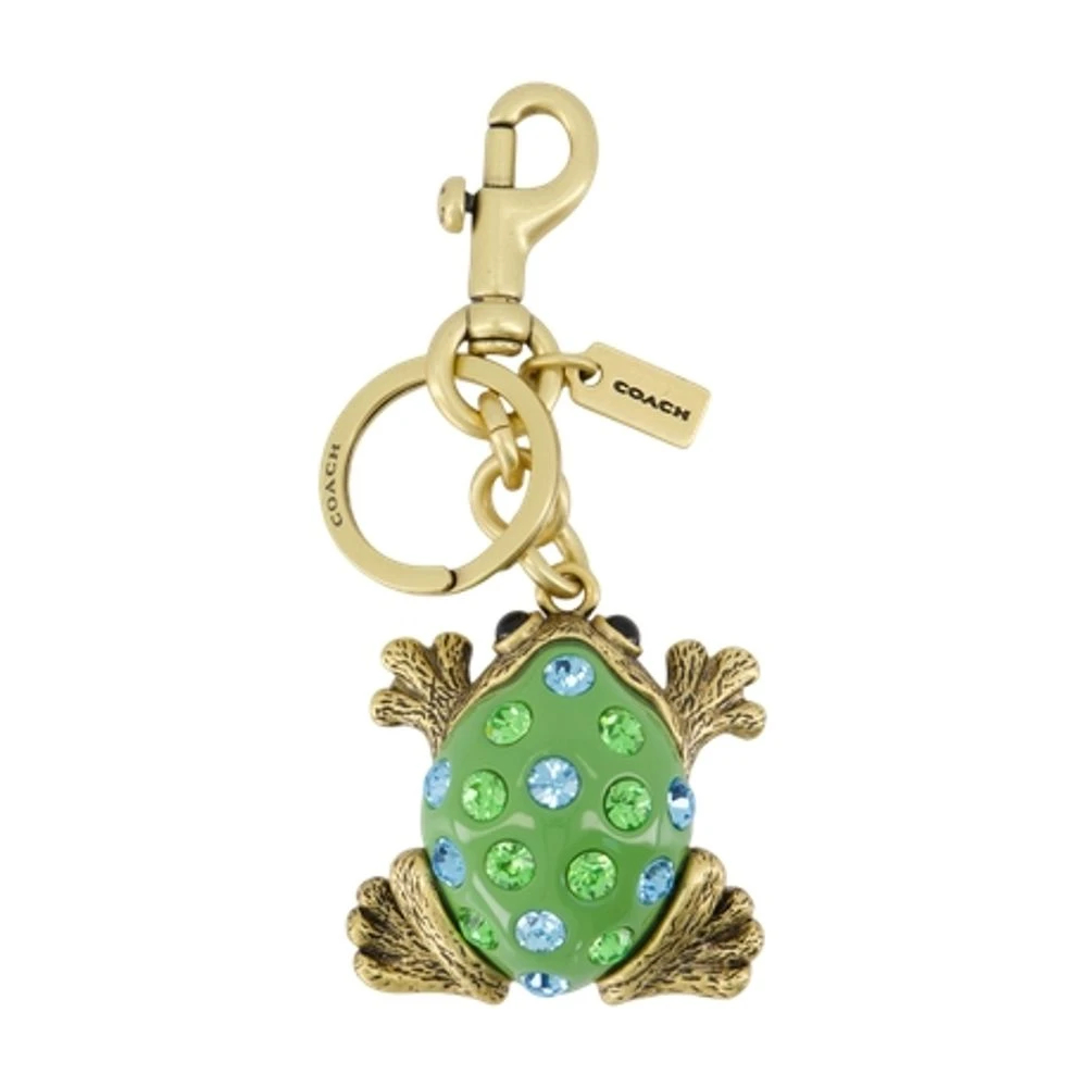Groene Kikker Sleutelhanger - Metaal Hars - Dames - Sleutelhangers & Tashangers - Groen - ONE Size - Accessoires