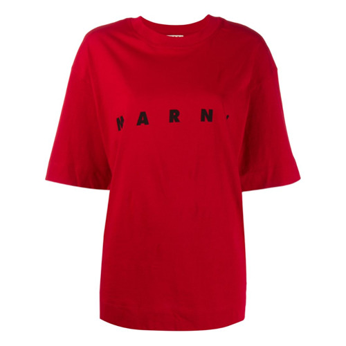 Marni logo T-shirt - Vermelho