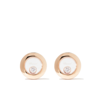 Chopard Par de brincos 'Happy Diamonds Icons' de ouro rosê 18k - ROSE GOLD