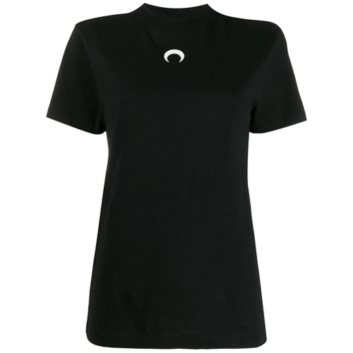 Marine Serre Camiseta com estampa radiação - Preto