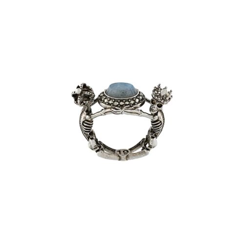Alexander McQueen Anel de esqueletos - Metálico
