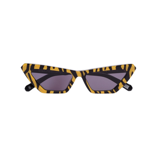 Chimi Óculos de sol gatinho animal print - Amarelo