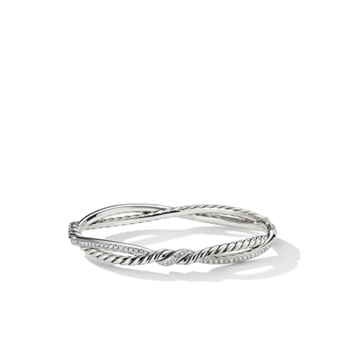 David Yurman Pulseira com diamante 'Continuance Full Pavé' - SSADI